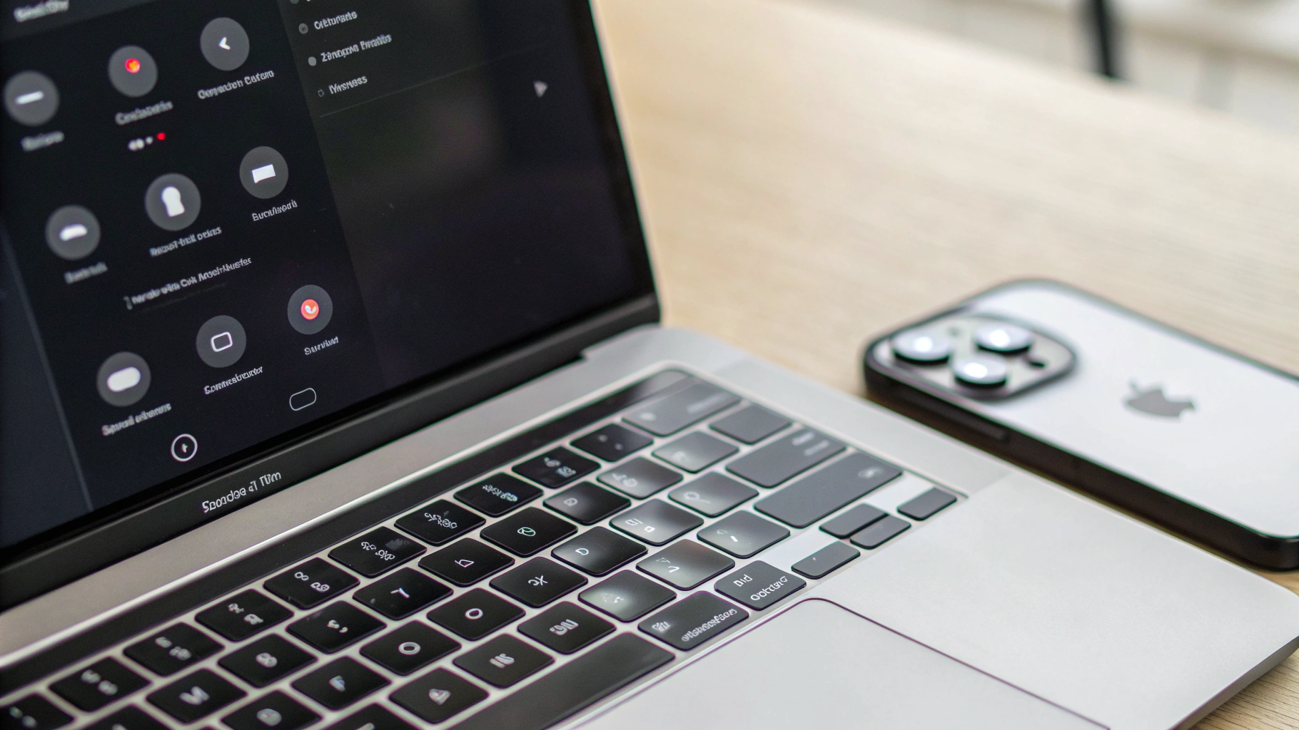 Настройки видео в Zoom: выбор встроенной камеры MacBook и вариант iPhone (Continuity Camera) в списке