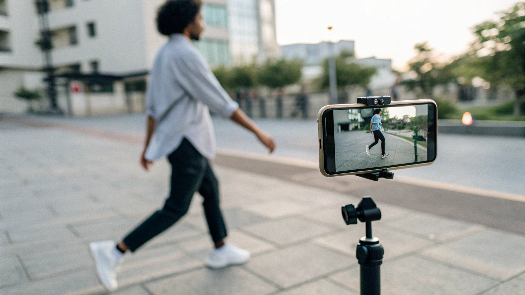 Съёмка на Samsung на ходу: показана стабилизация и выбор режима для плавного видео