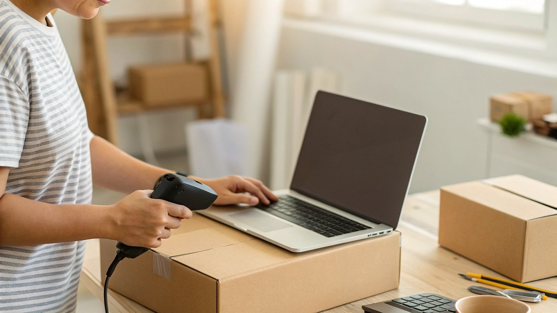 Сверка серийного номера на устройстве и на коробке перед покупкой