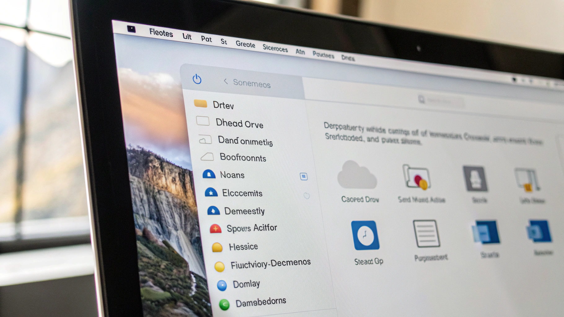 Экран настроек iCloud Drive на Mac с включением синхронизации папок «Рабочий стол» и «Документы»