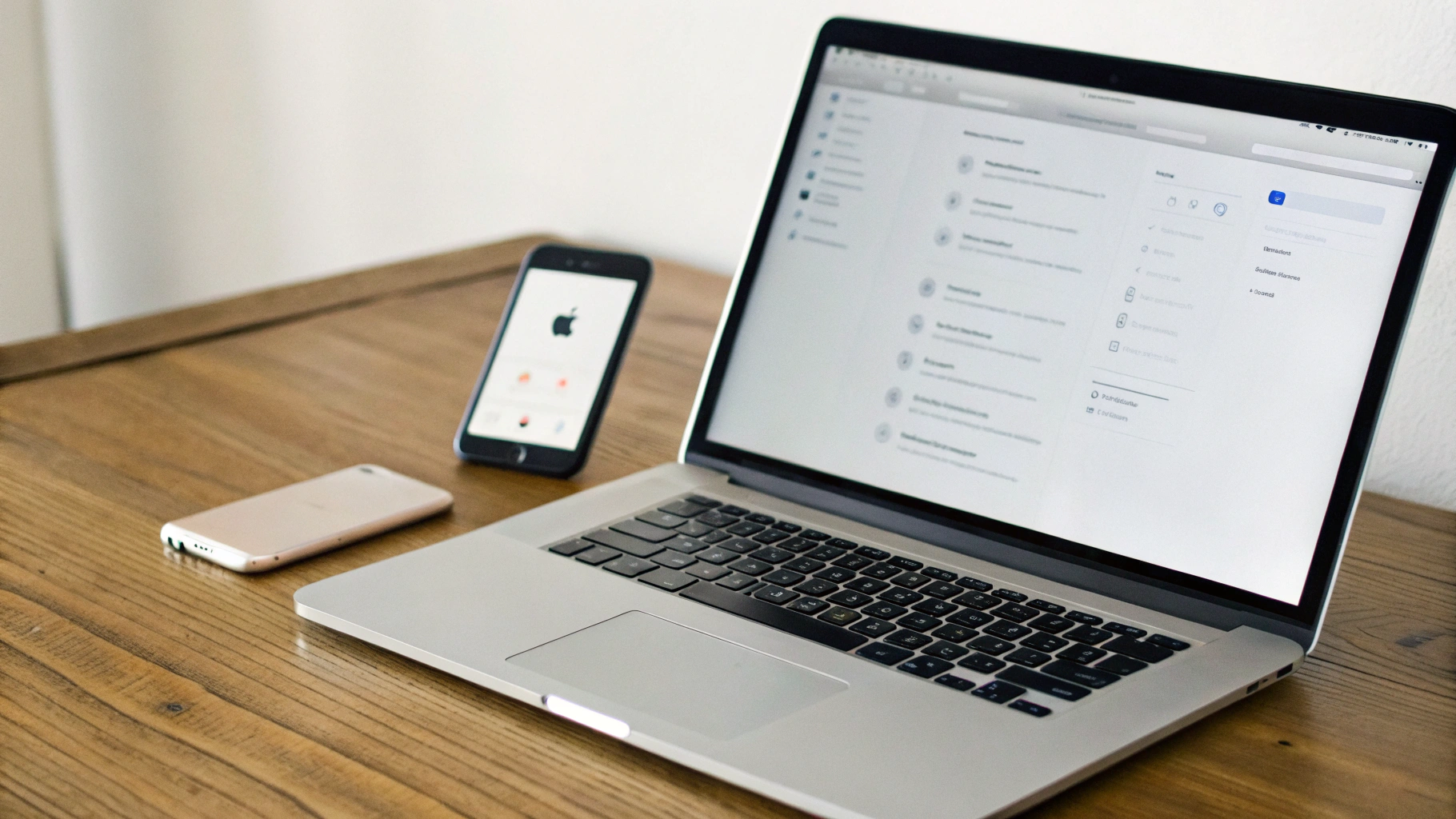 MacBook с экраном блокировки и напоминание о защите Apple ID и блокировке активации