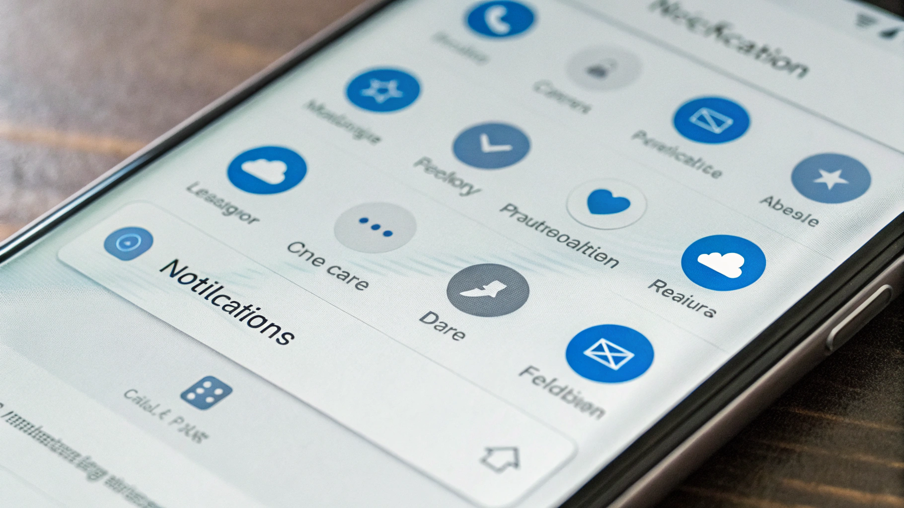 Экран категорий уведомлений Device Care в One UI на Samsung Galaxy