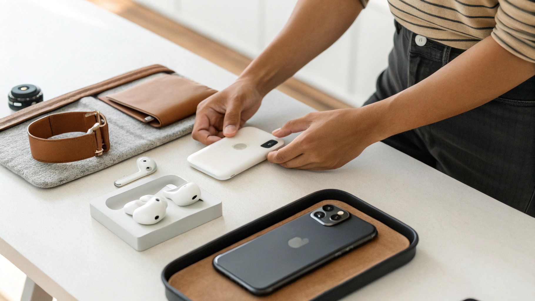Выбор подарка владельцу iPhone: аксессуары рядом со смартфоном
