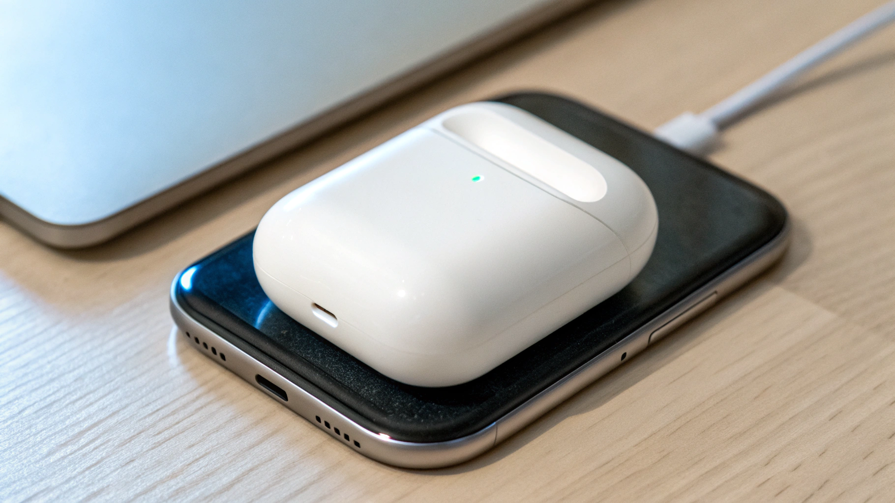Кейс AirPods на беспроводной зарядке: важно правильное положение для стабильной зарядки