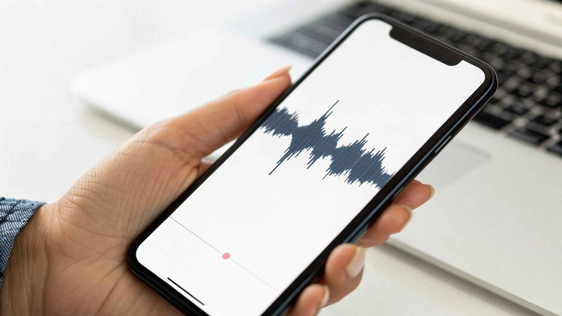 Диктофон со звуковой дорожкой и автоматической расшифровкой записи в текст