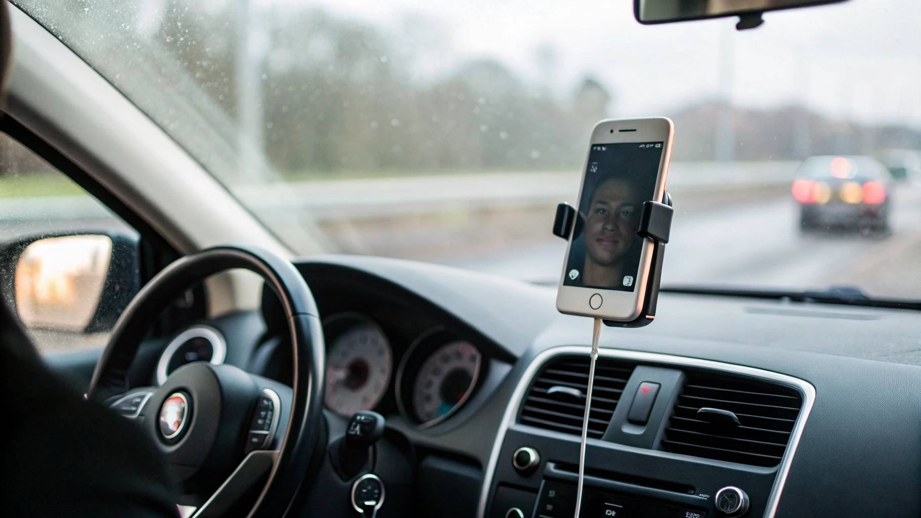 iPhone в держателе: разблокировка Face ID в машине