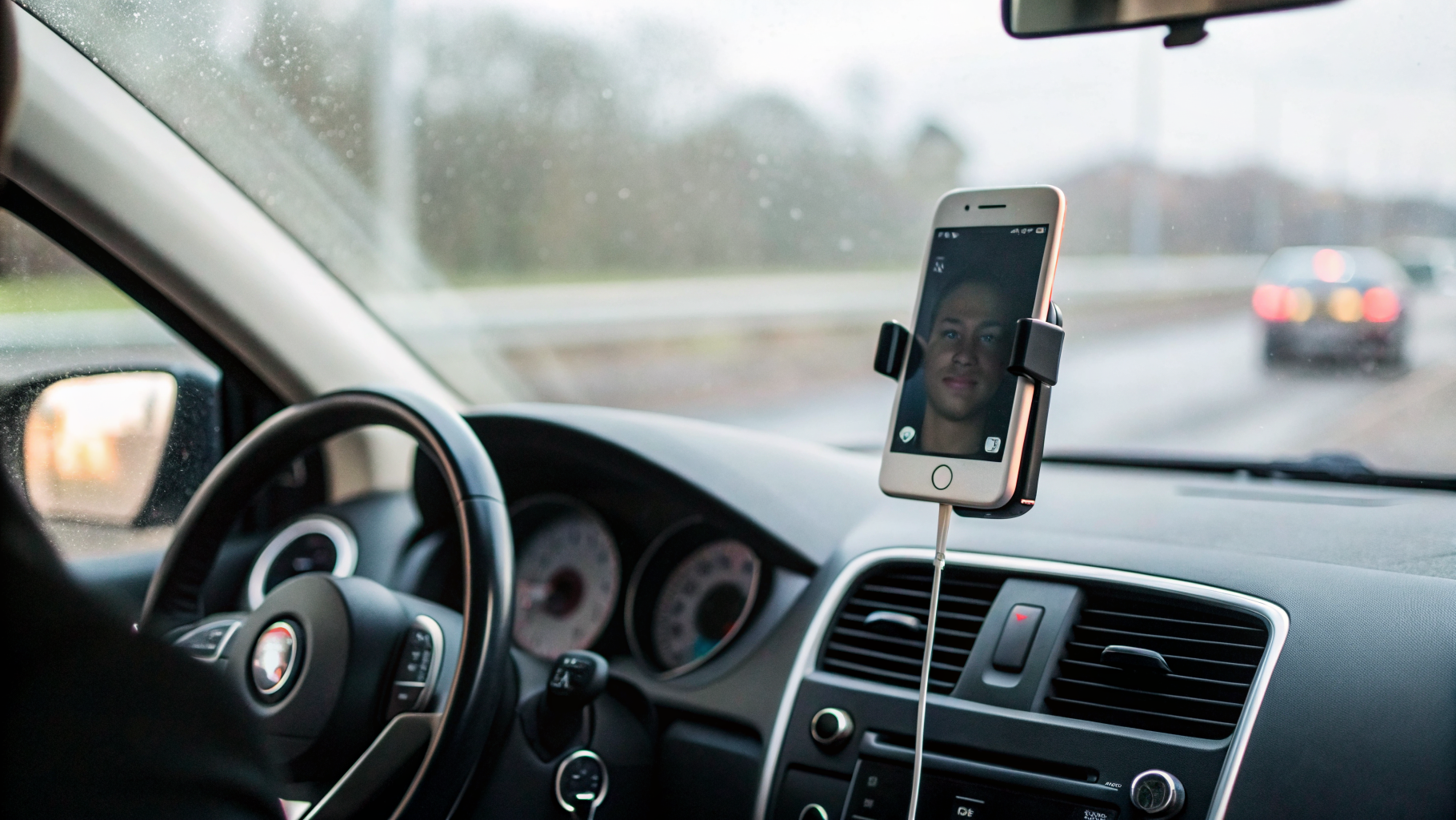 iPhone в держателе: разблокировка Face ID в машине