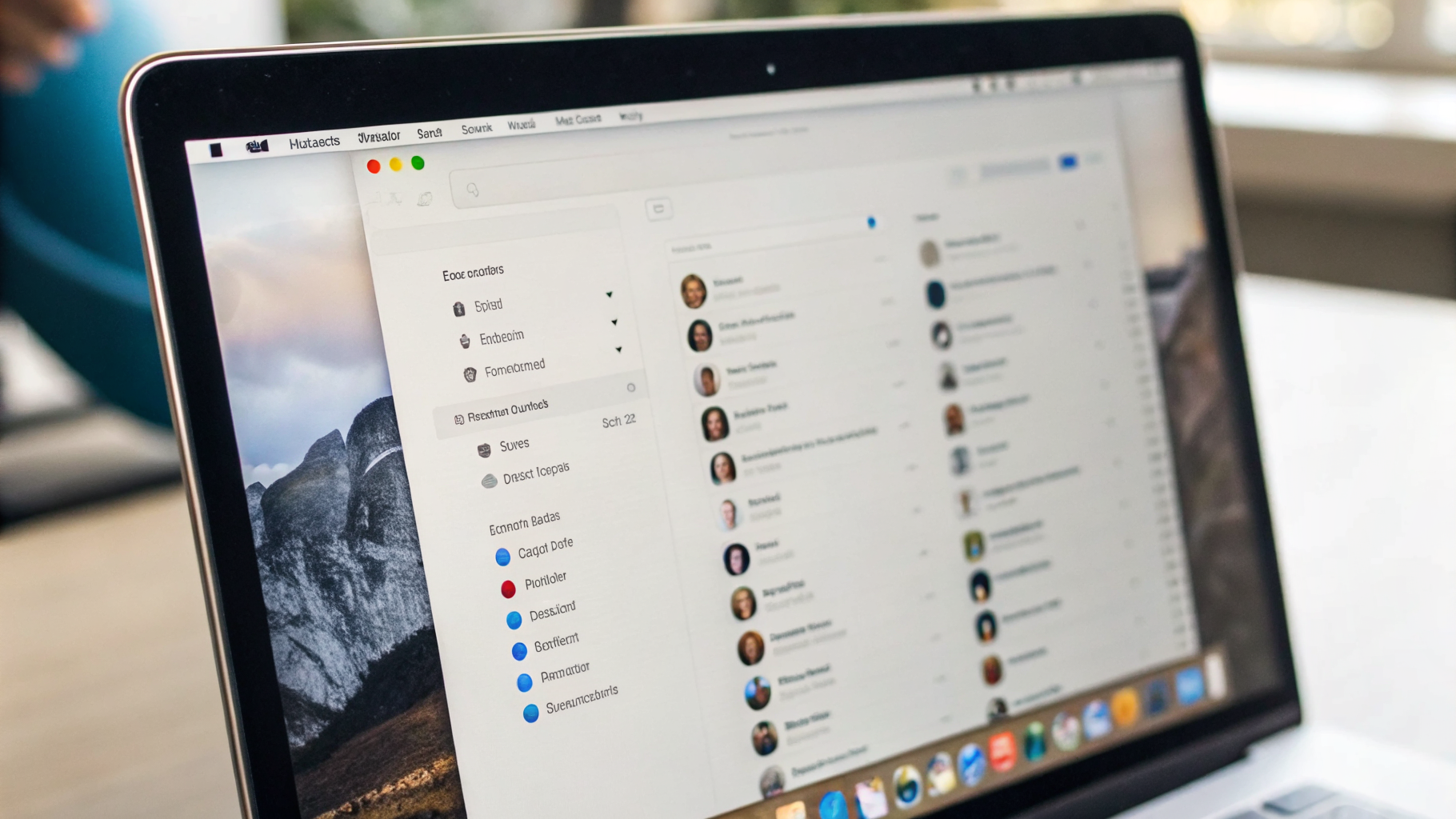 Раздел «Пользователи и группы» в системных настройках macOS на MacBook