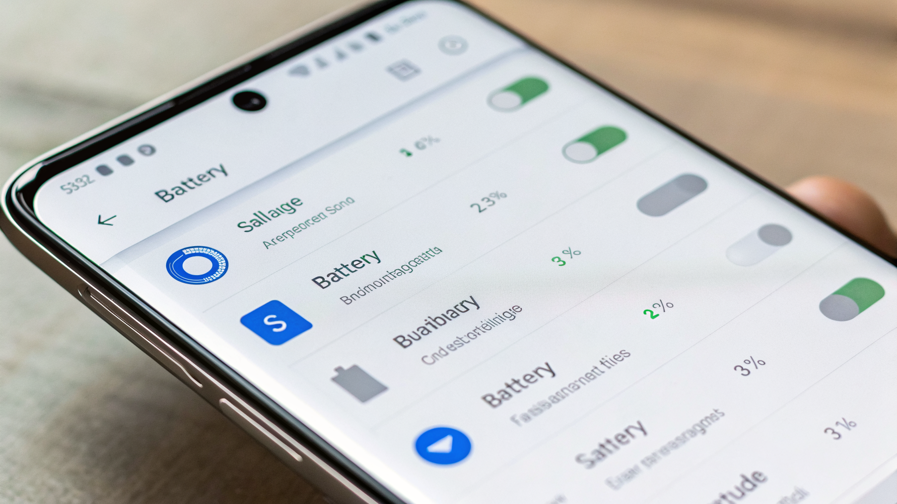 Экран One UI с настройкой оптимизации батареи для выбранного приложения