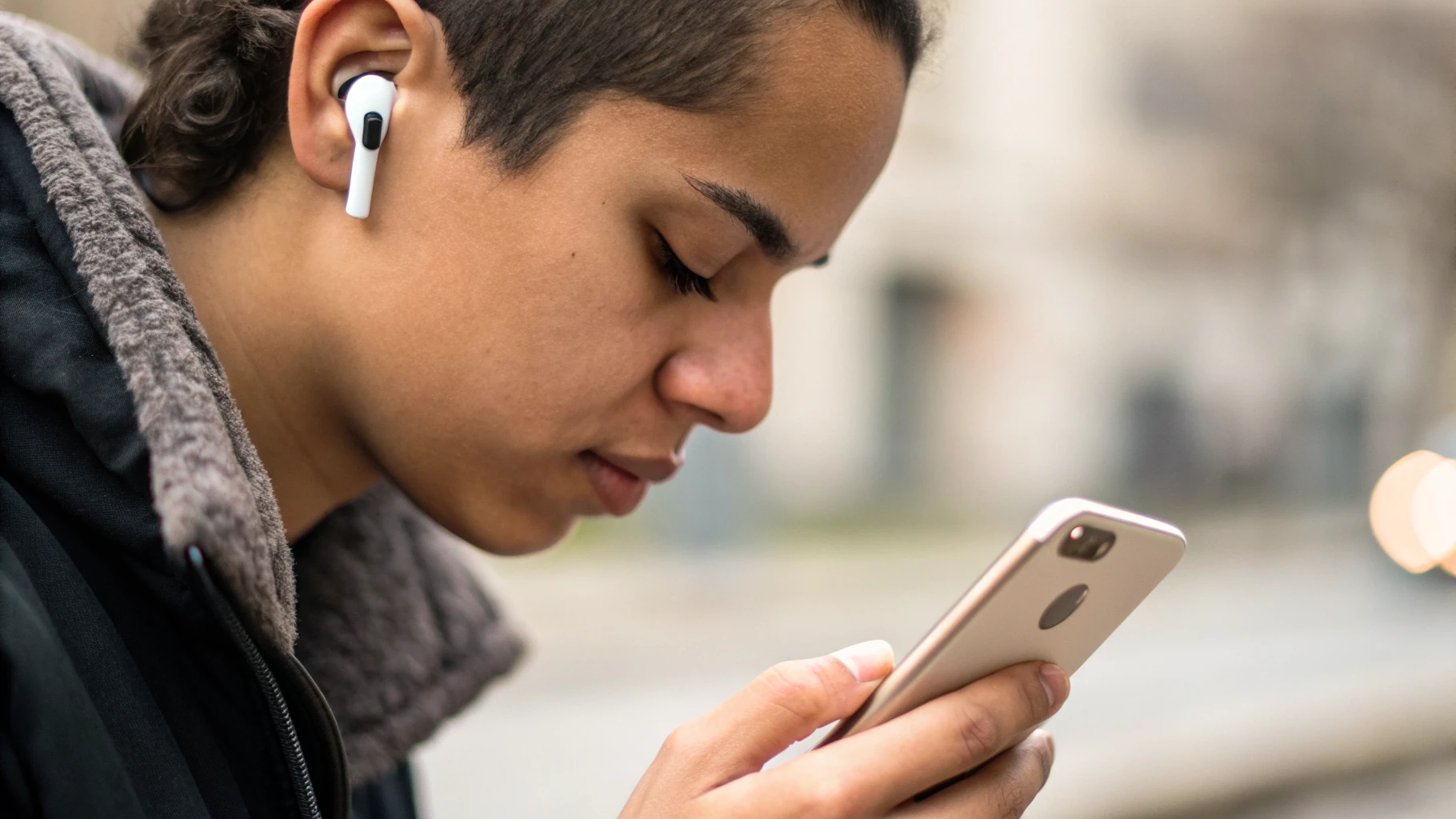 Использование ANC в наушниках и «Звуков фона» на iPhone для более комфортной тишины