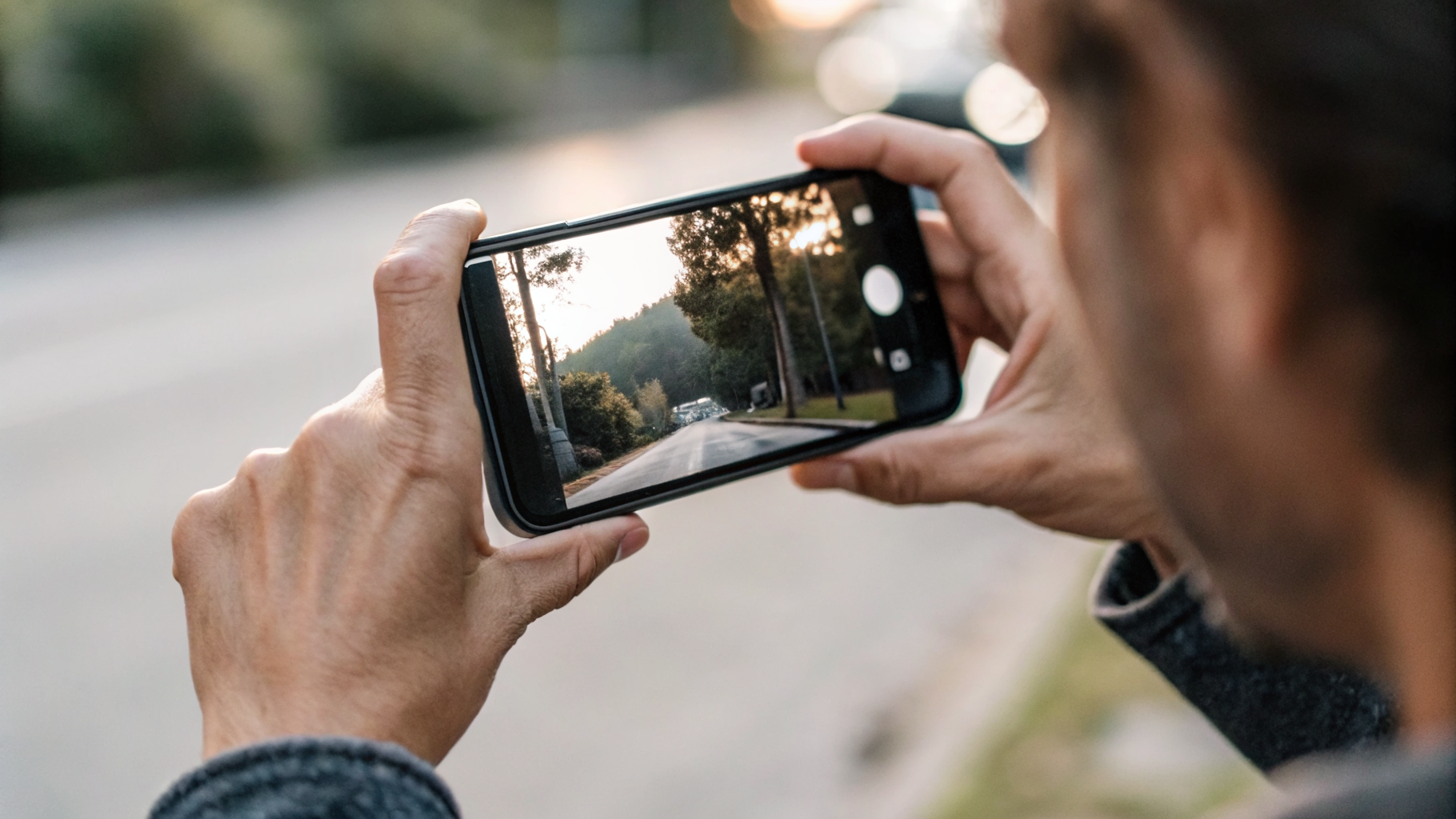 Проверка стабилизации в приложении камеры на смартфоне