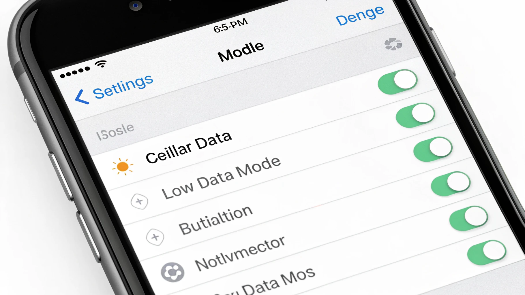 Включение «Режима низких данных» на iPhone для экономии мобильного интернета