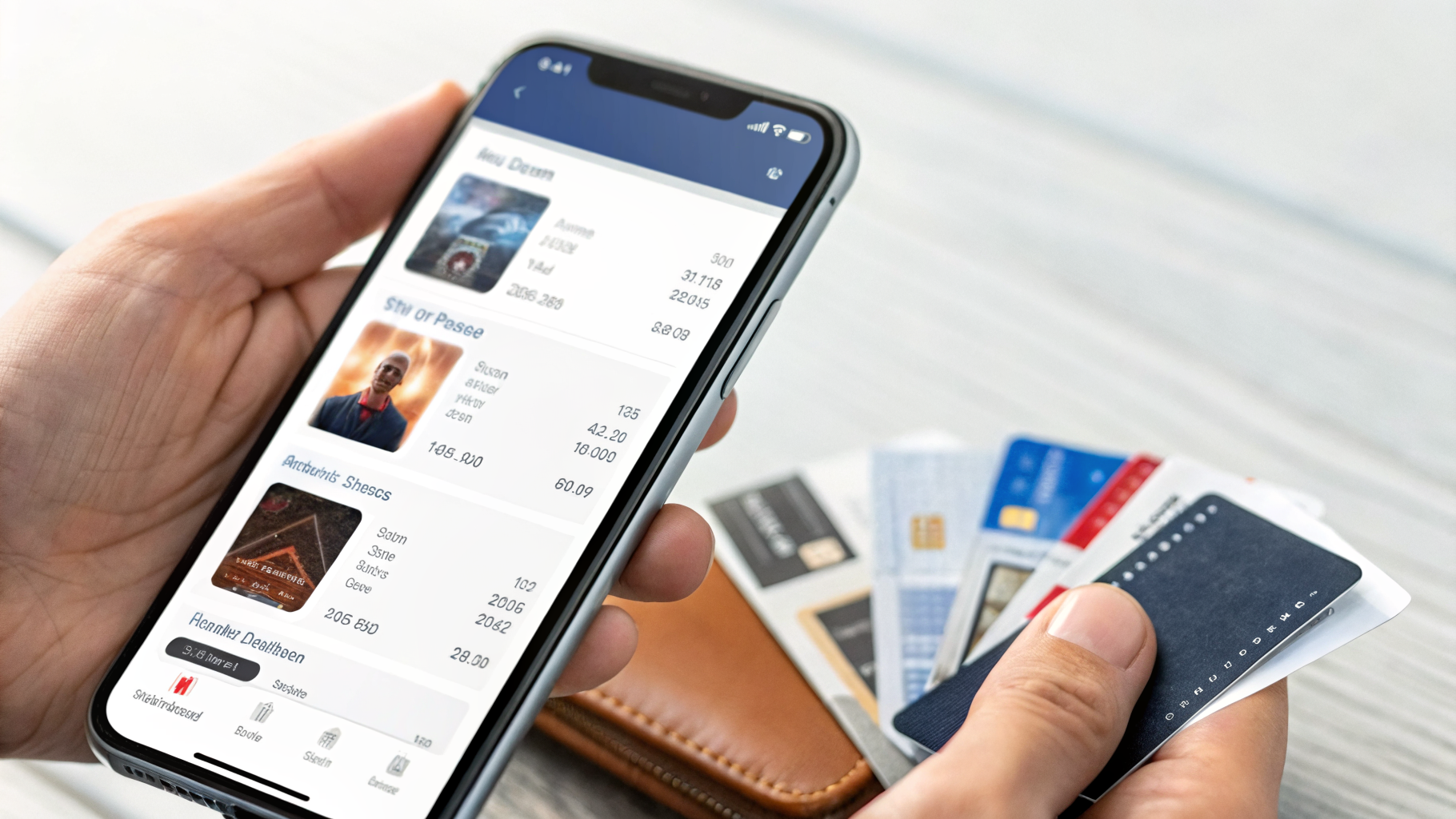 Пропуска и карты лояльности в мобильном кошельке на экране смартфона