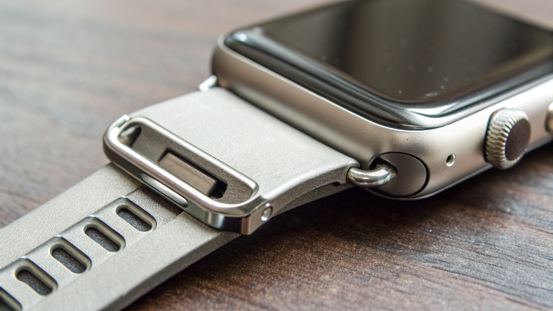 Проверка посадки ремешка в пазах Apple Watch: без люфта и перекоса