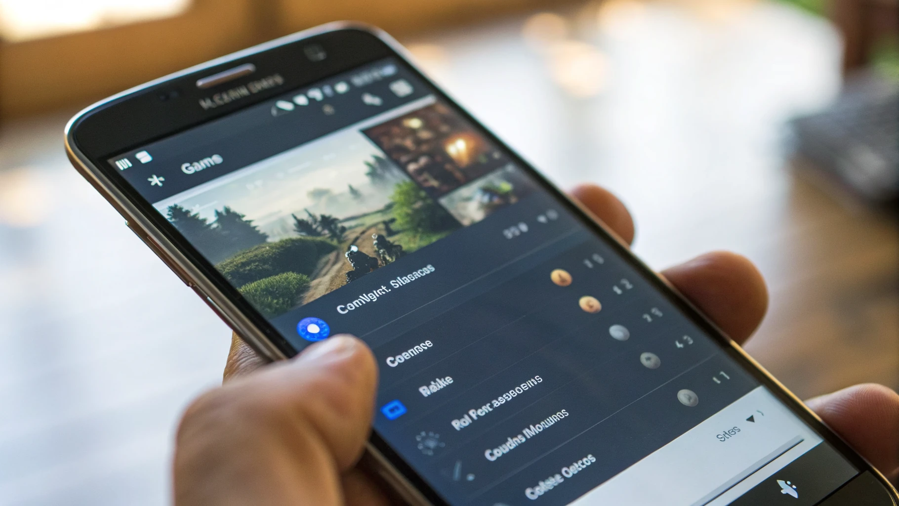 Экран игровых настроек на Samsung Galaxy: режим производительности и ограничения FPS