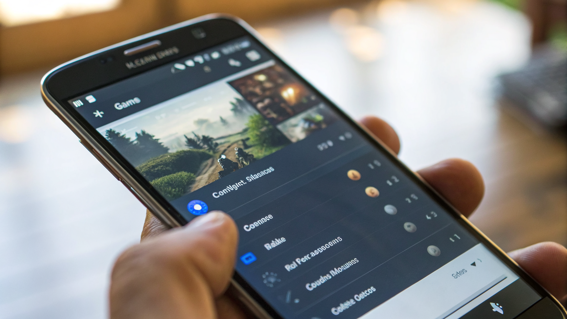 Экран игровых настроек на Samsung Galaxy: режим производительности и ограничения FPS