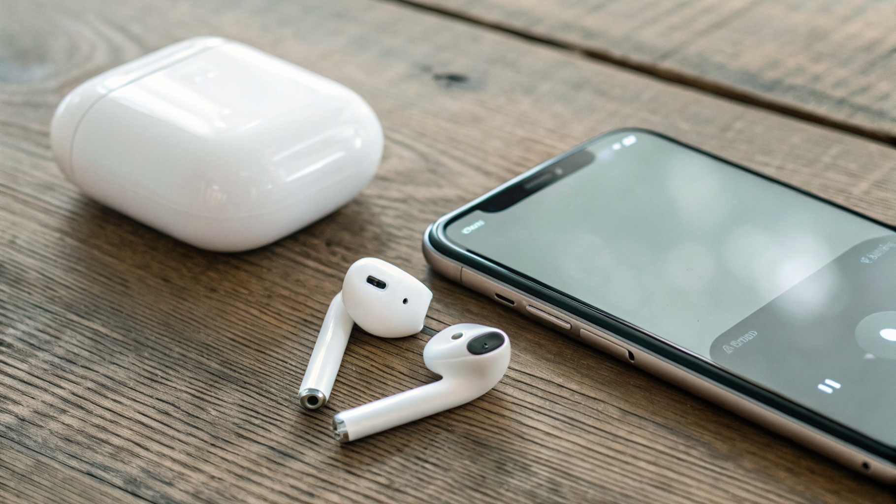 Подключение беспроводных наушников AirPods к смартфону Samsung через Bluetooth