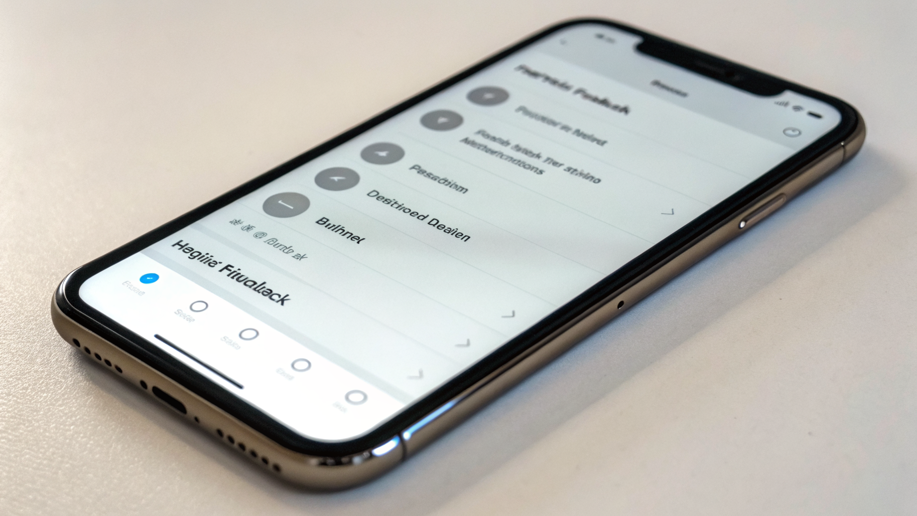 phone settings haptic feedback test