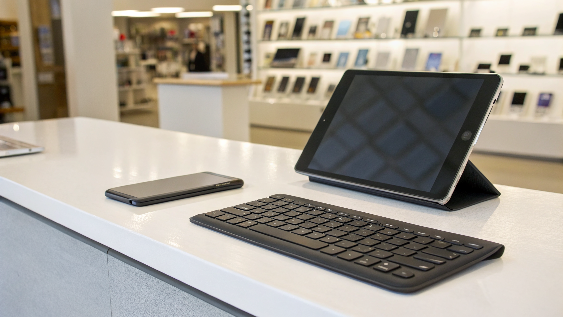 Проверка совместимости внешней клавиатуры со смартфоном и планшетом в магазине