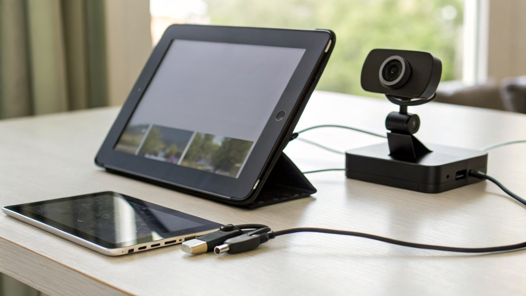 Подключение внешней веб-камеры к iPad или iPhone через хаб и адаптер