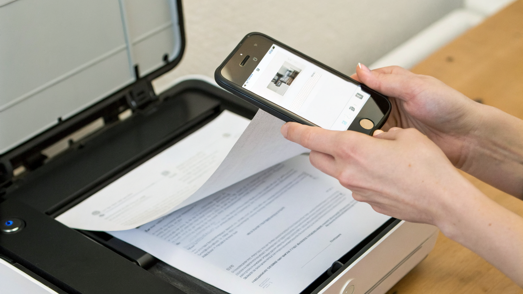 iPhone распознаёт текст с бумаги через камеру