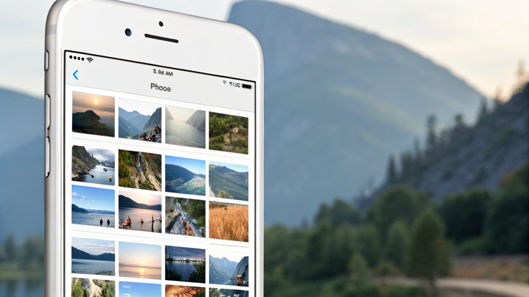 Раздел со скриншотами в приложении Фото на iPhone