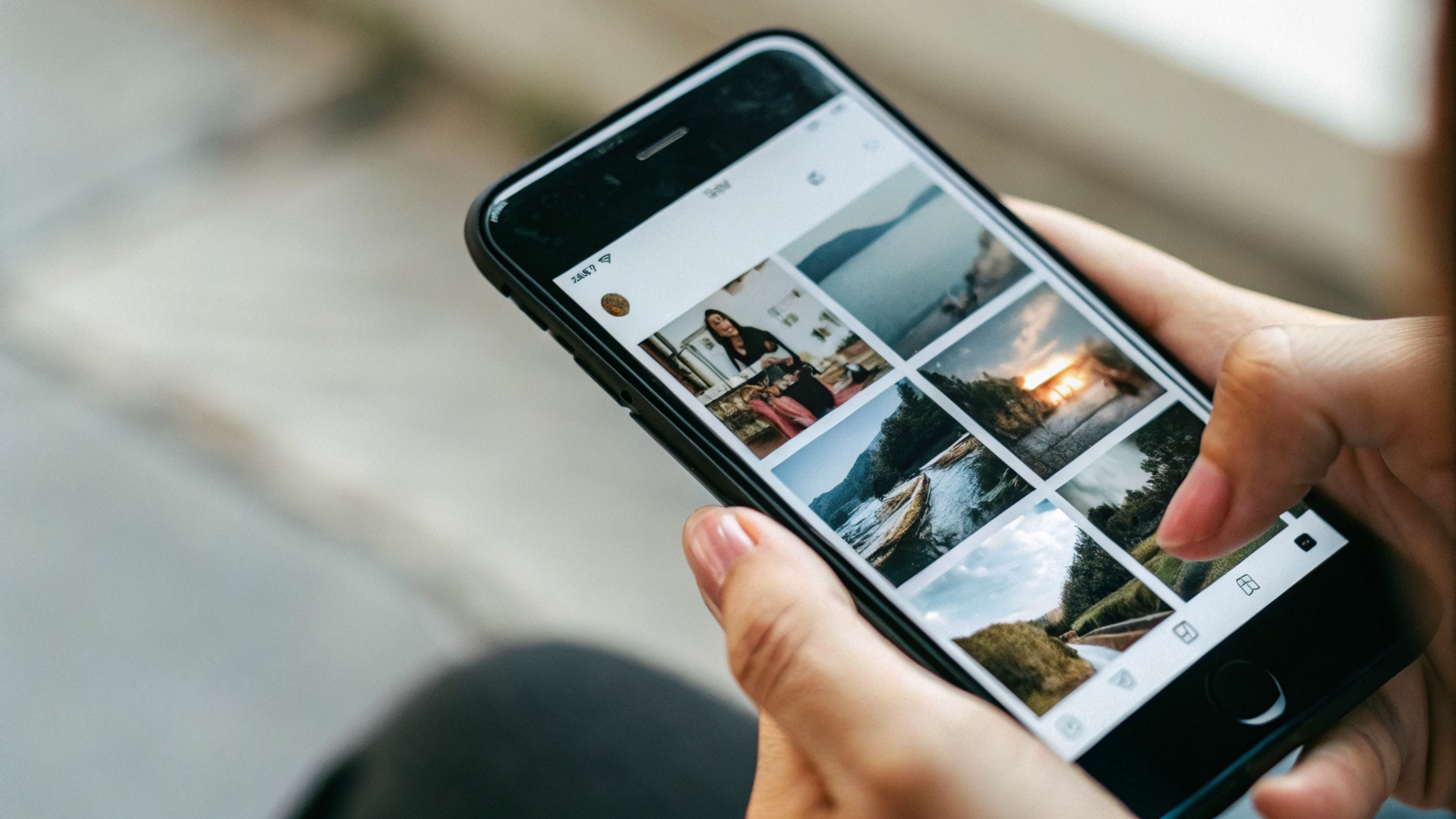 Редактирование фото в галерее смартфона перед отправкой в мессенджер