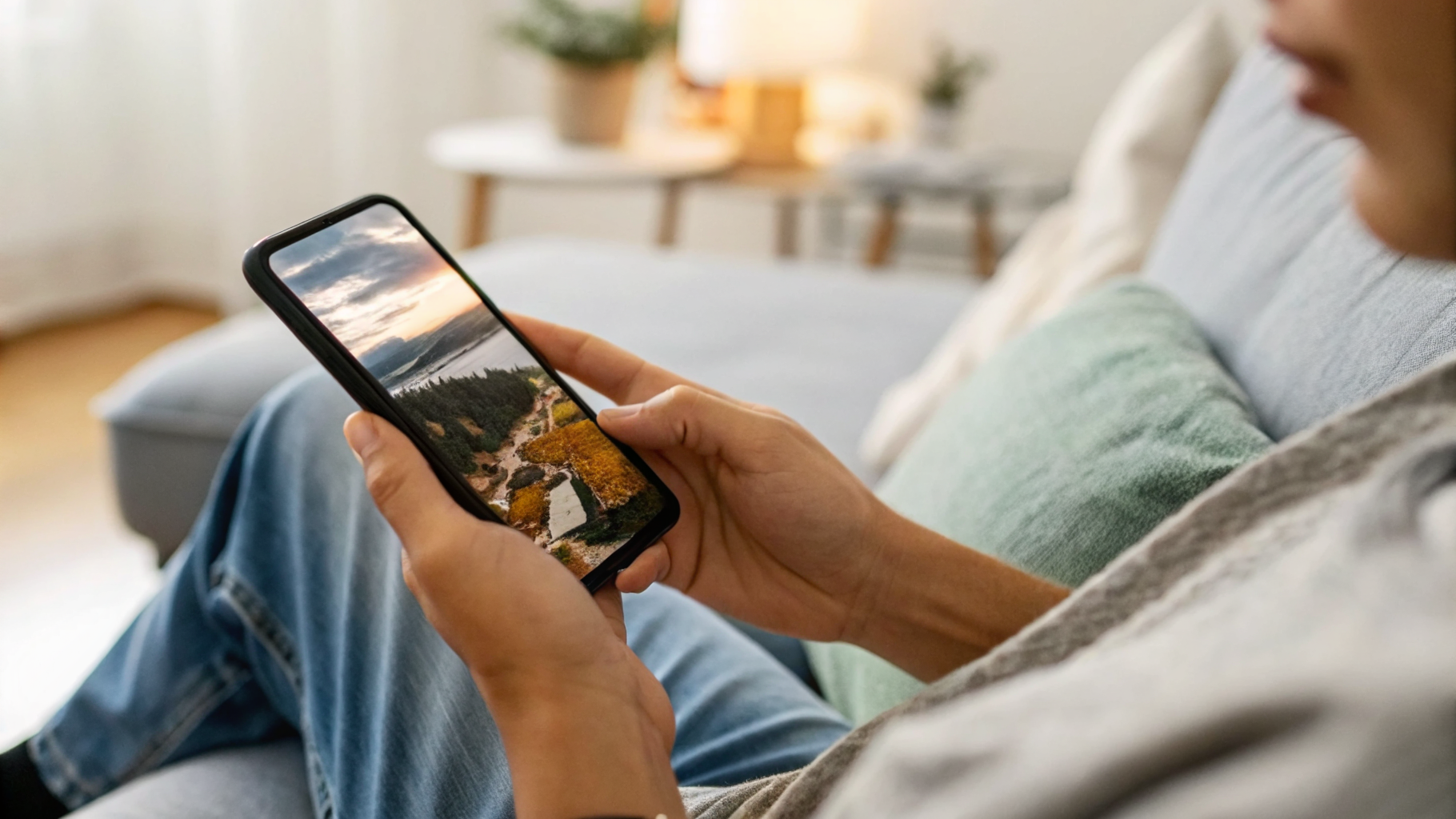 Отправка обработанного фото со смартфона в мессенджер или соцсеть