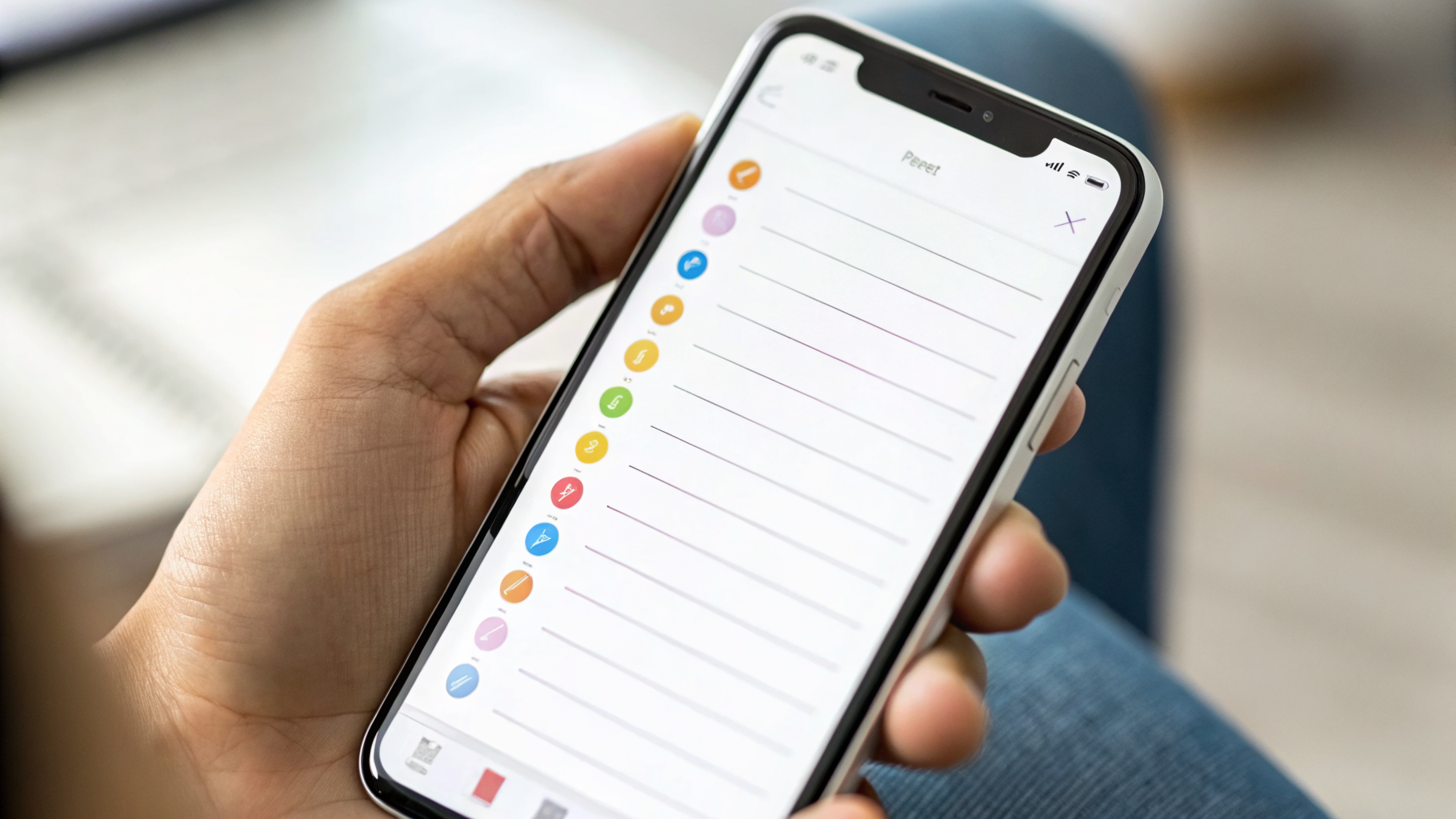 Заметки и списки дел на смартфоне в повседневном использовании