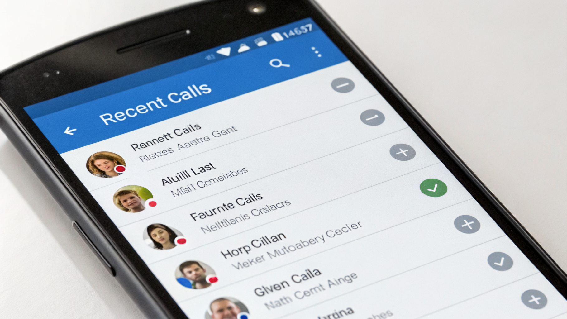 История звонков Android с важными контактами и удобной сортировкой