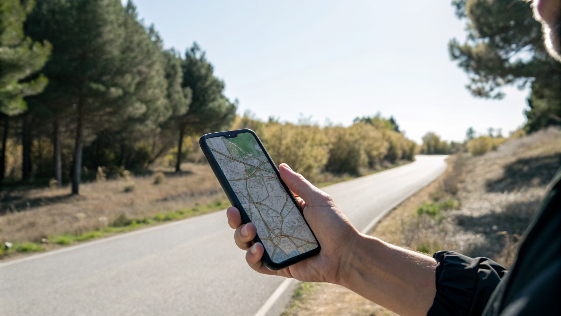 Проверка читаемости карты на смартфоне в руке