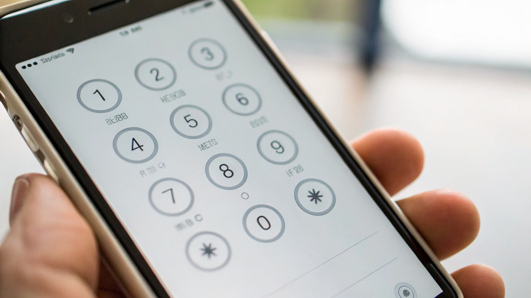 Экран iPhone со списком сохранённых паролей в настройках