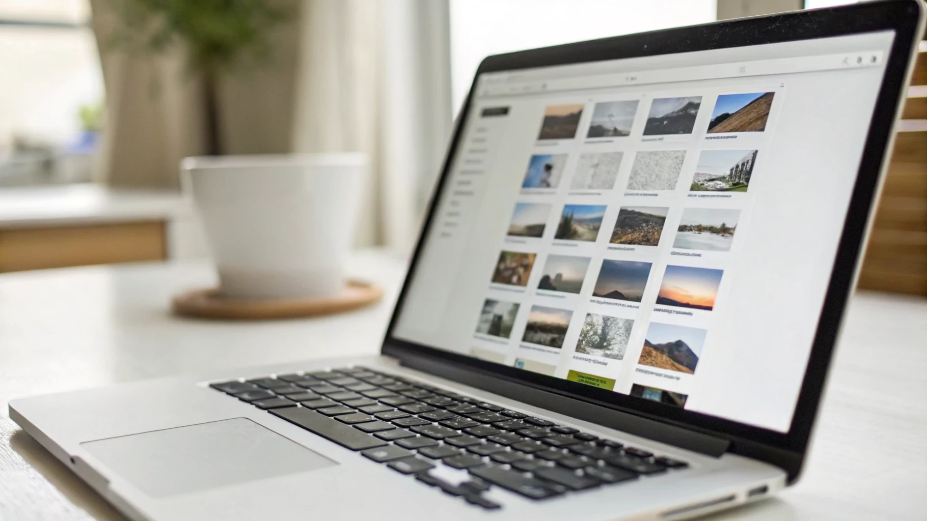 Просмотр PDF на MacBook с миниатюрами страниц и поиском