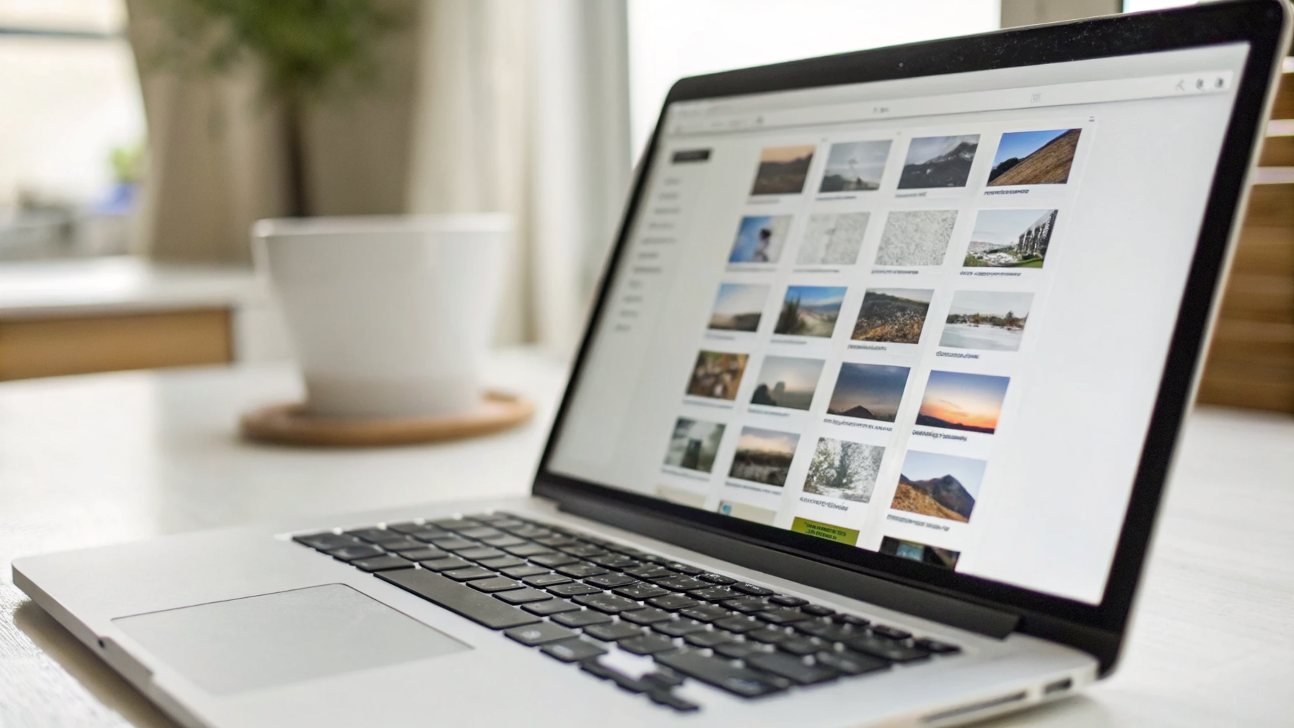 Просмотр PDF на MacBook с миниатюрами страниц и поиском