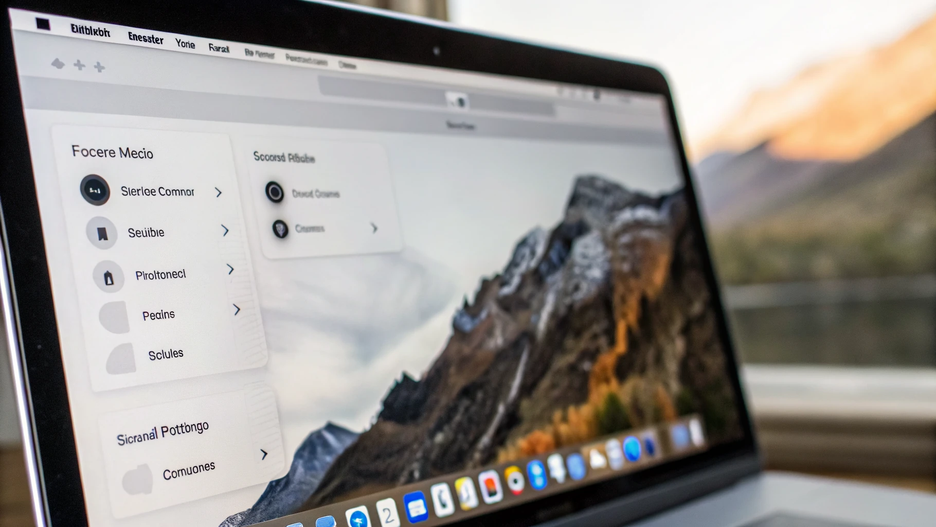 Настройки macOS с режимом фокуса и параметрами звука перед созвоном