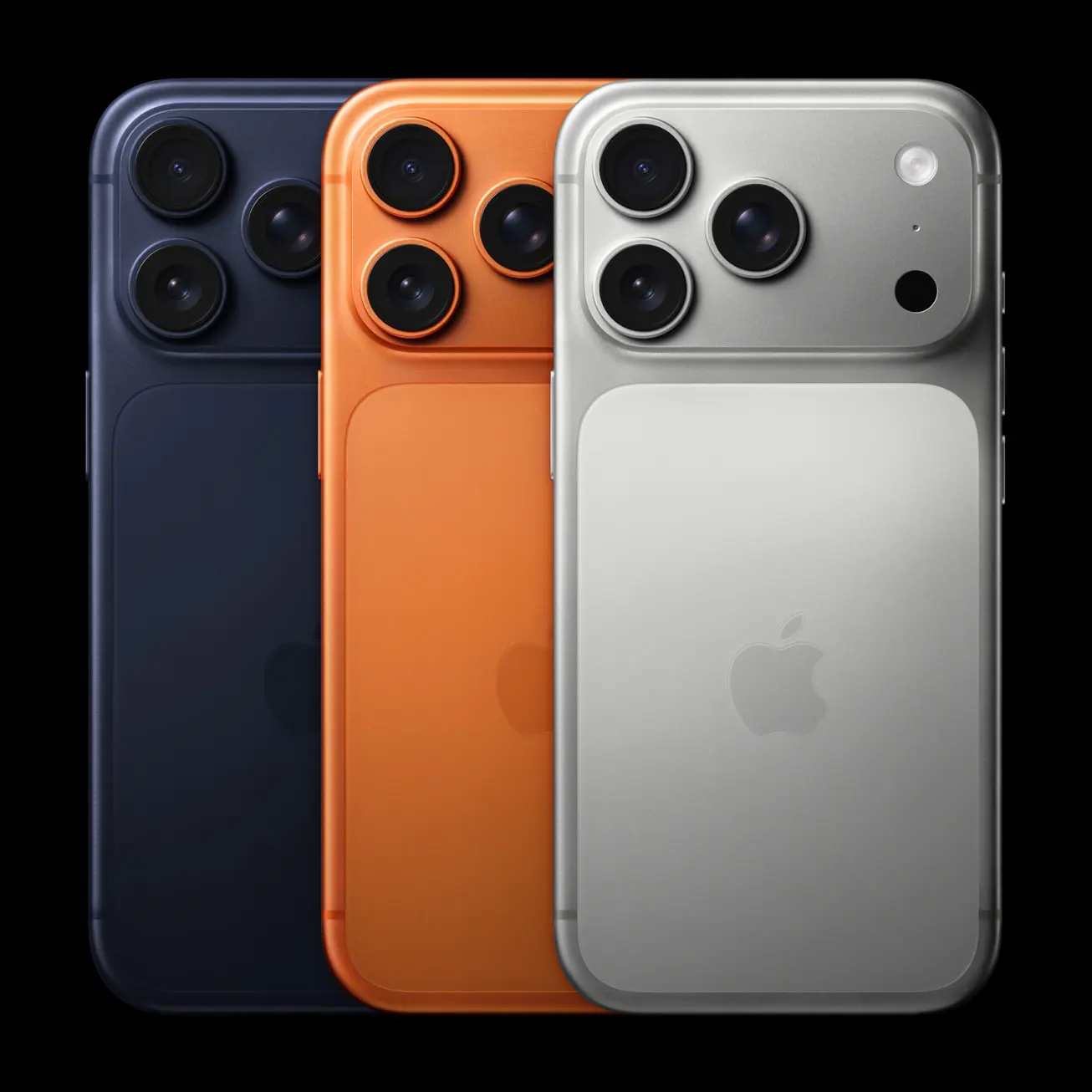 Цвета Apple iPhone 17 Pro Max: Deep Blue, Cosmic Orange и Silver